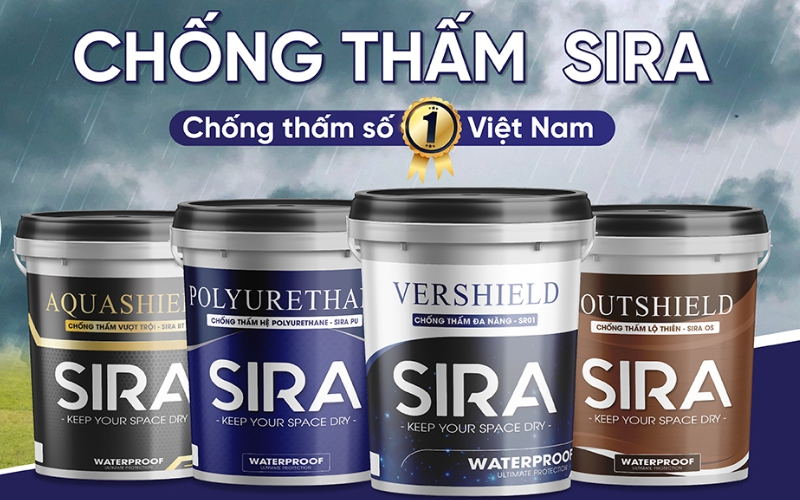 giá sơn chống thấm sân thượng