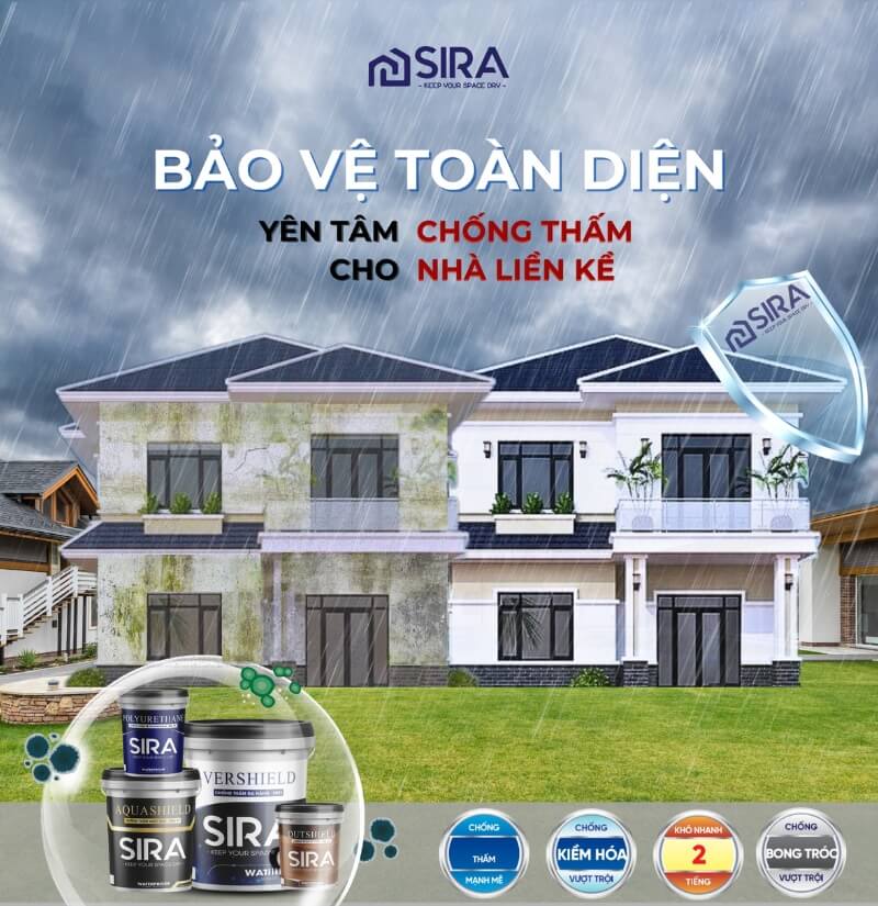 sơn chống thấm ngoài trời bao lâu thì khô