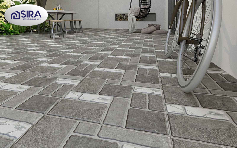 Sơn chống thấm ngoài trời nền gạch men hay đi lại SR01