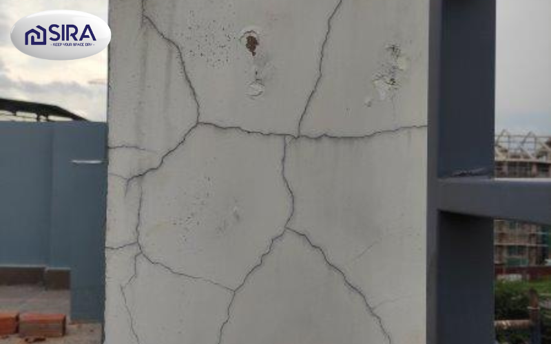 Sơn chống thấm ngoài trời nền rạn nứt chân chim - SIRA PU