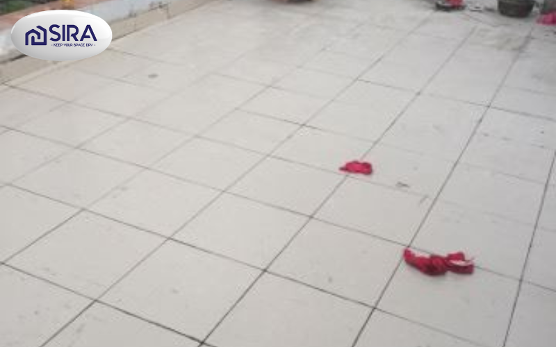 Sơn chống thấm sân thượng nền gạch men - SIRA AC