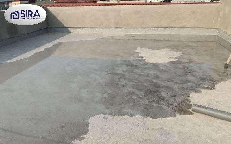 Sơn chống thấm trần nhà sân thượng bê tông - SR01