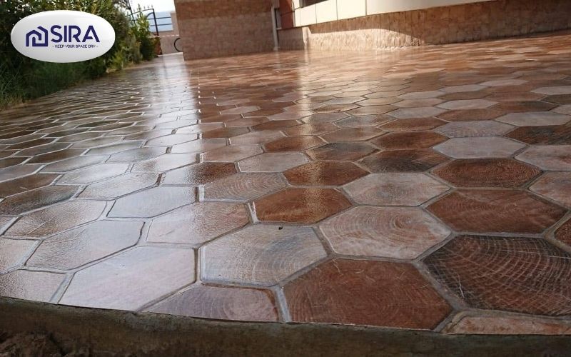 Sơn chống thấm trong suốt nền gạch men sân thượng lộ thiên - SIRA AC