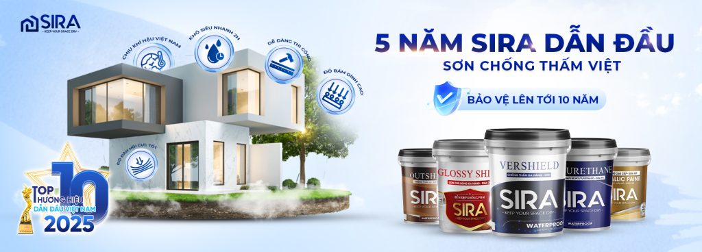 sira dẫn đầu sơn chống thấm